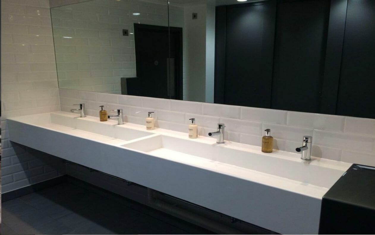 GB ELECTRICAL AND BUILDING SERVICES GB ELECTRICAL AND BUILDING SERVICES PUBLIC BATHROOM SINKS