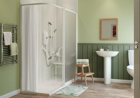 GB Home Adaptations Contemporary Wet Room